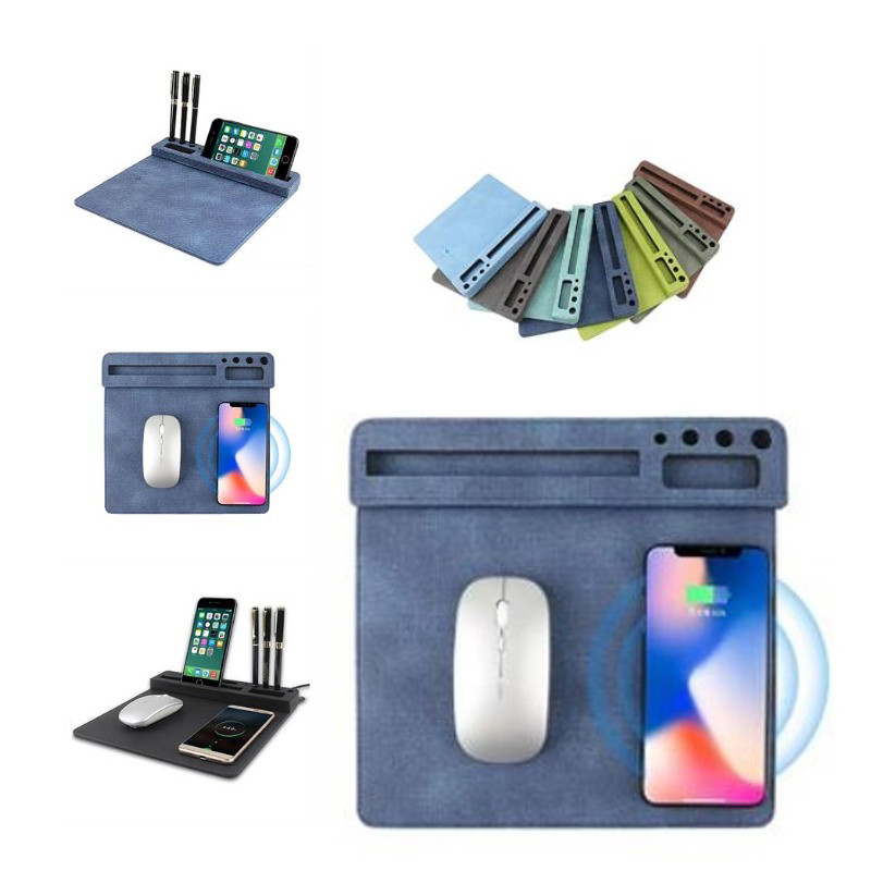 10W Smart Phone Fast Wireless Charger Mouse Pad 1