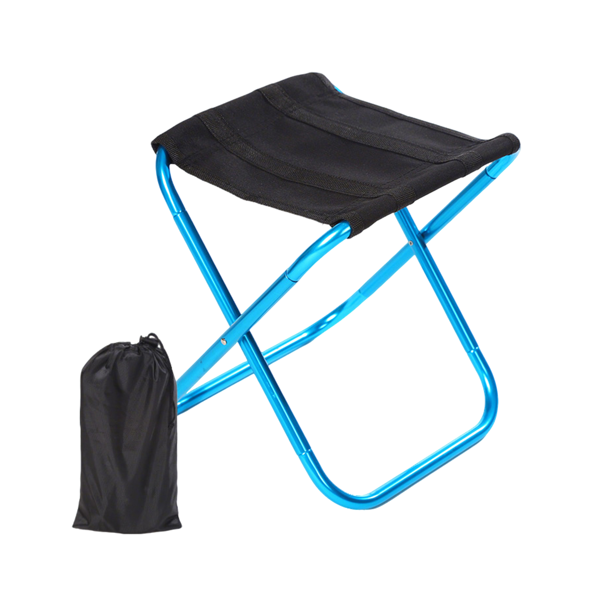 Portable Folding Camp Stool With Aluminum Frame 7