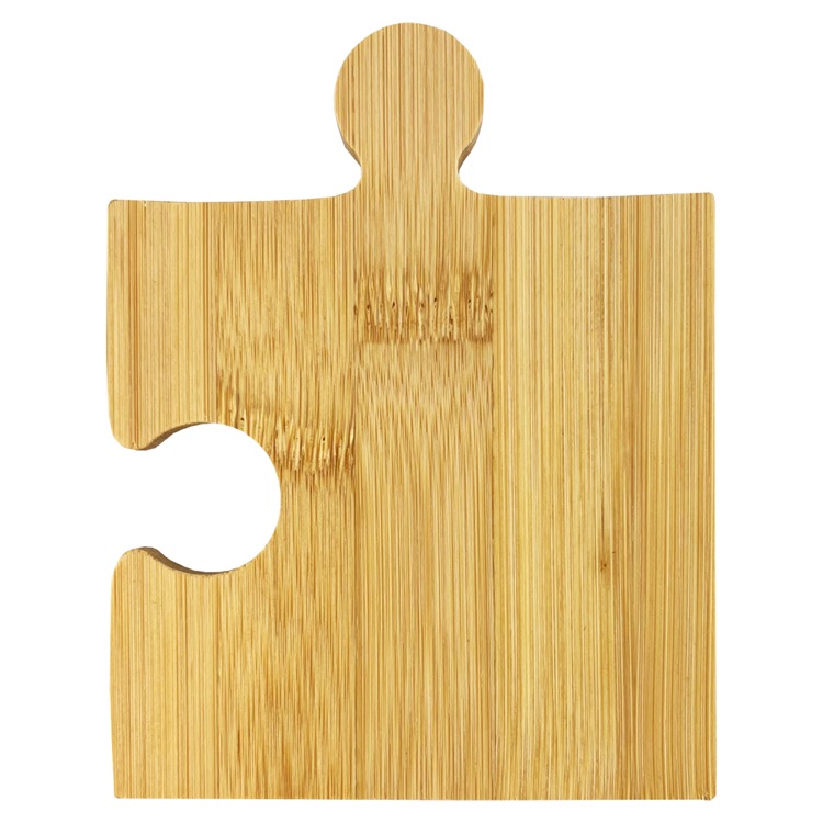 Puzzle Bamboo Coaster Set 5