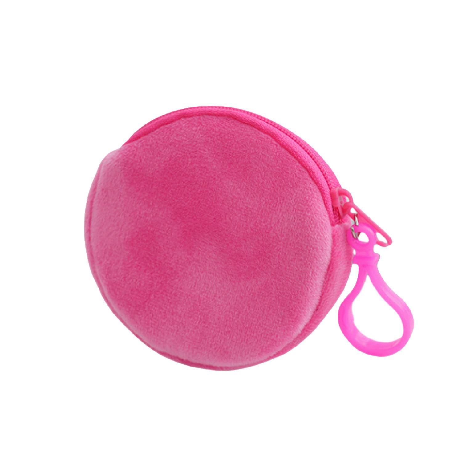 Soft Velvet Compact Mini Coin Wallet Storage Bag 5
