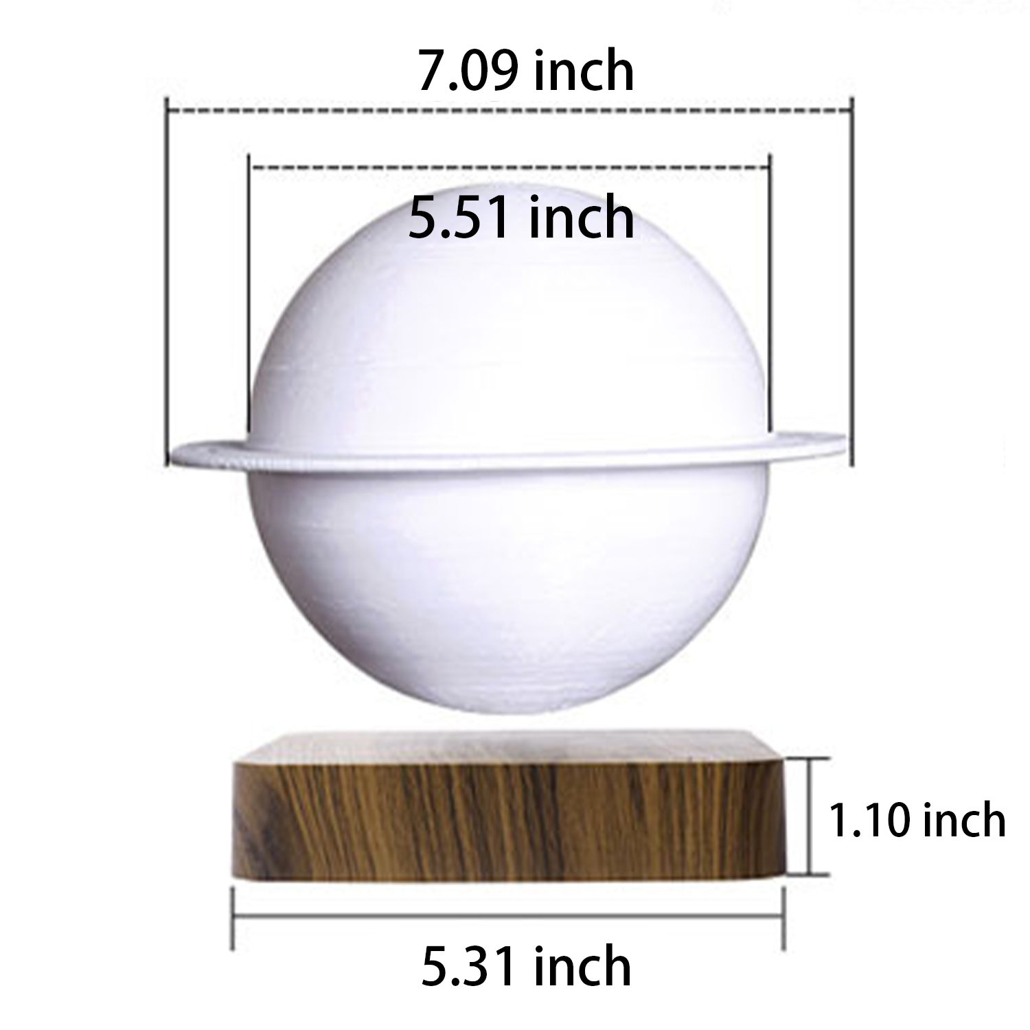 Saturn Maglev Bedroom Decoration Atmosphere Light 3