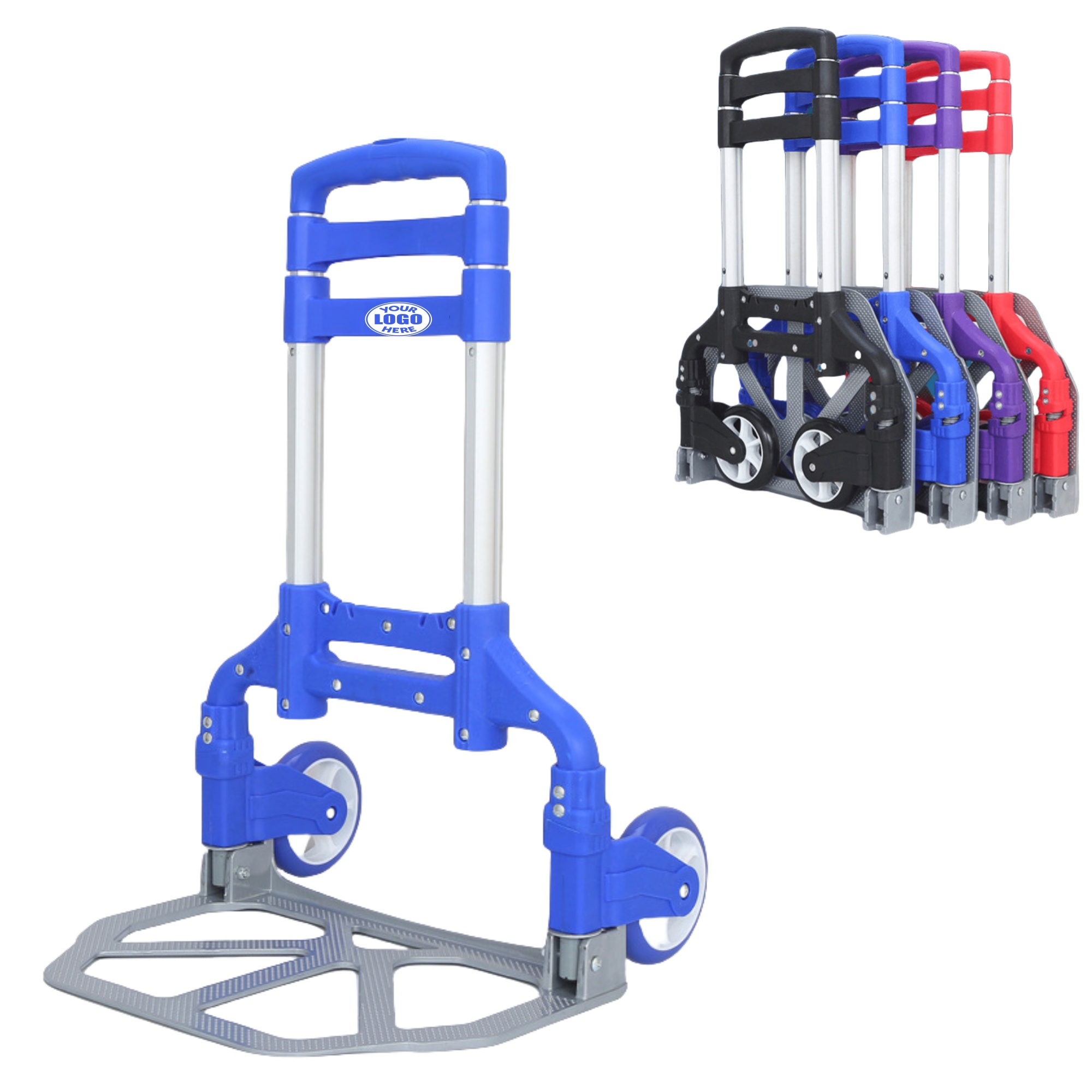 Small Folding Hand Truck Dolly with 2 Wheels 4
