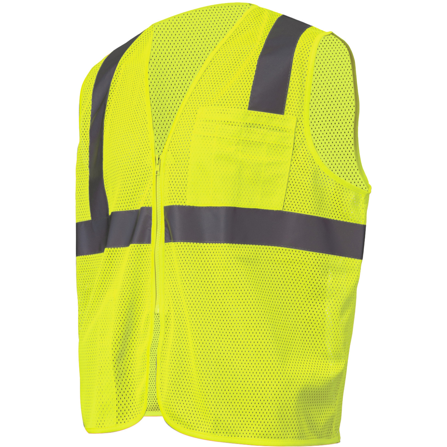 3.8 Oz. Polyester Class 2 Reflective Tape Safety Vest with Pocket 3