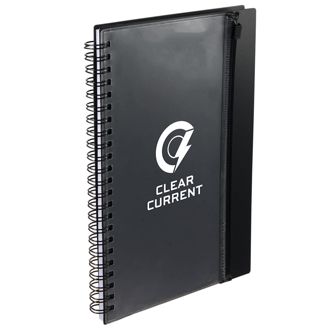 5.5" x 8.5" Spiral Notebook with Clear Pocket 115