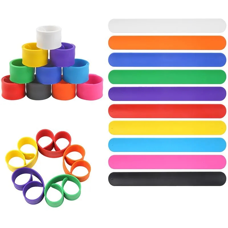 Silicone Slap Soft Bracelets 4