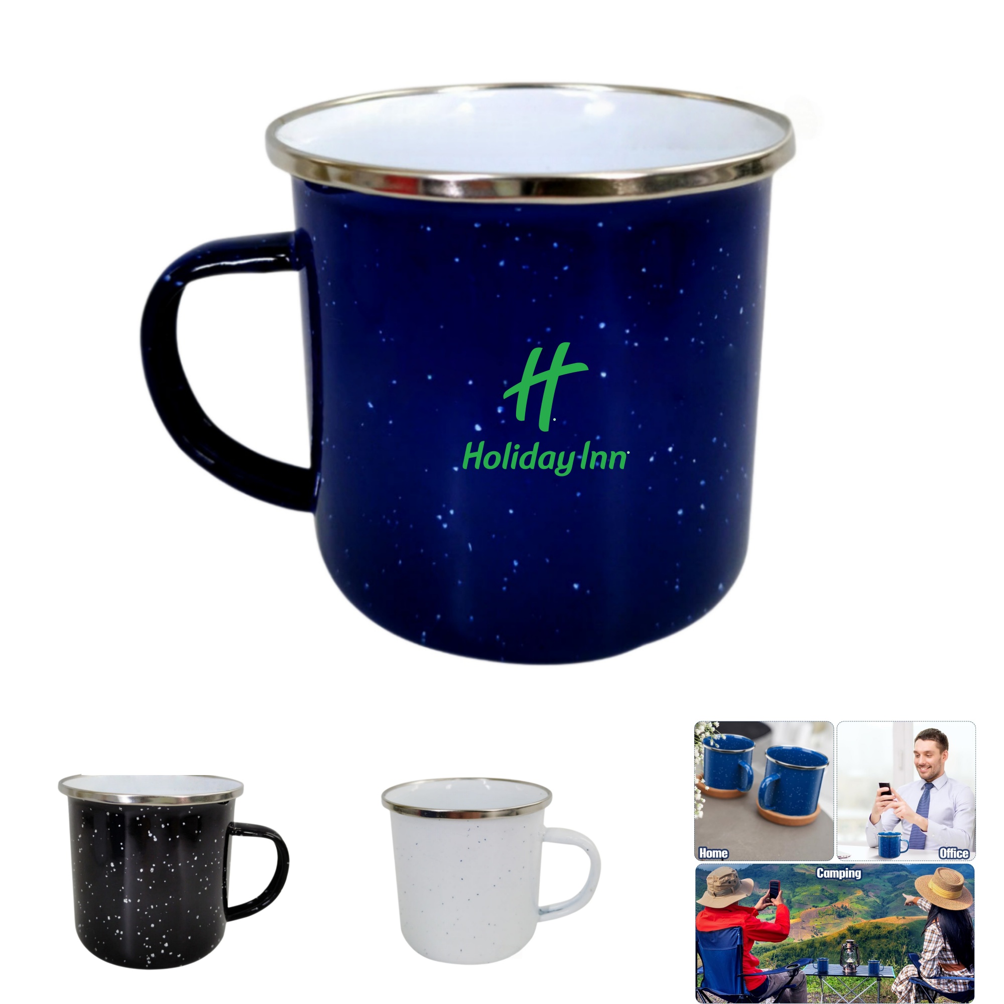 12oz Enamel Coffee Mug 2