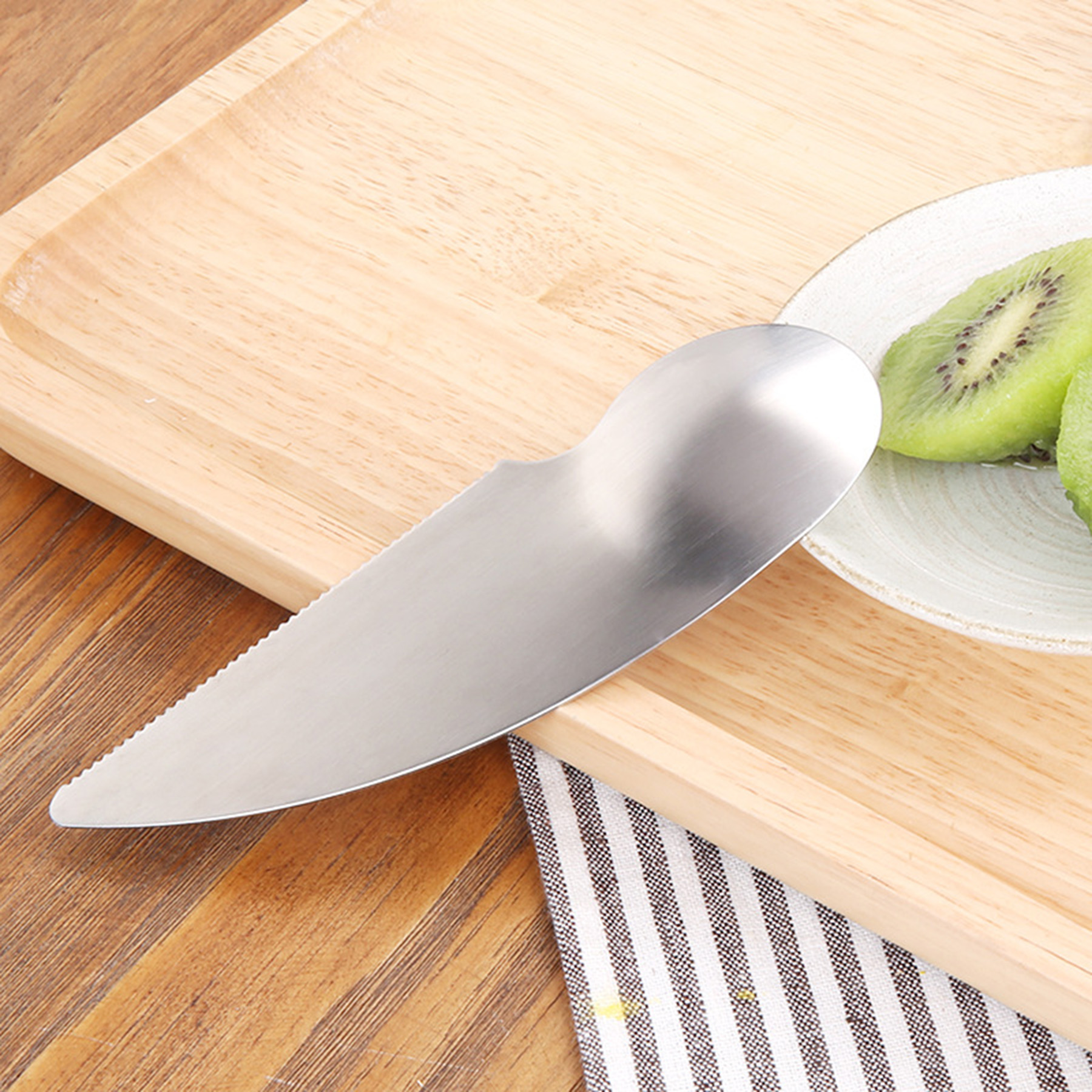 Stainless Steel Kiwi Knife And Spoon 3