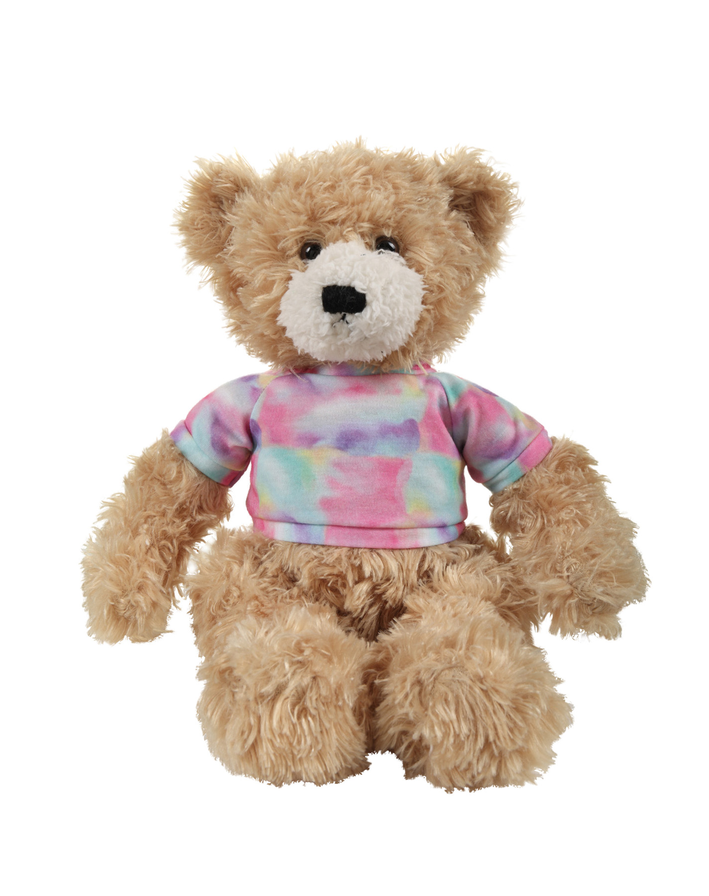 soft plush Beige Brandon Bear  with t-shirt 15