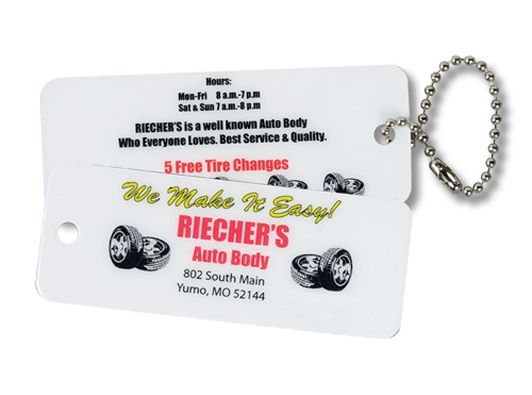 Rectangle Key Tag 2