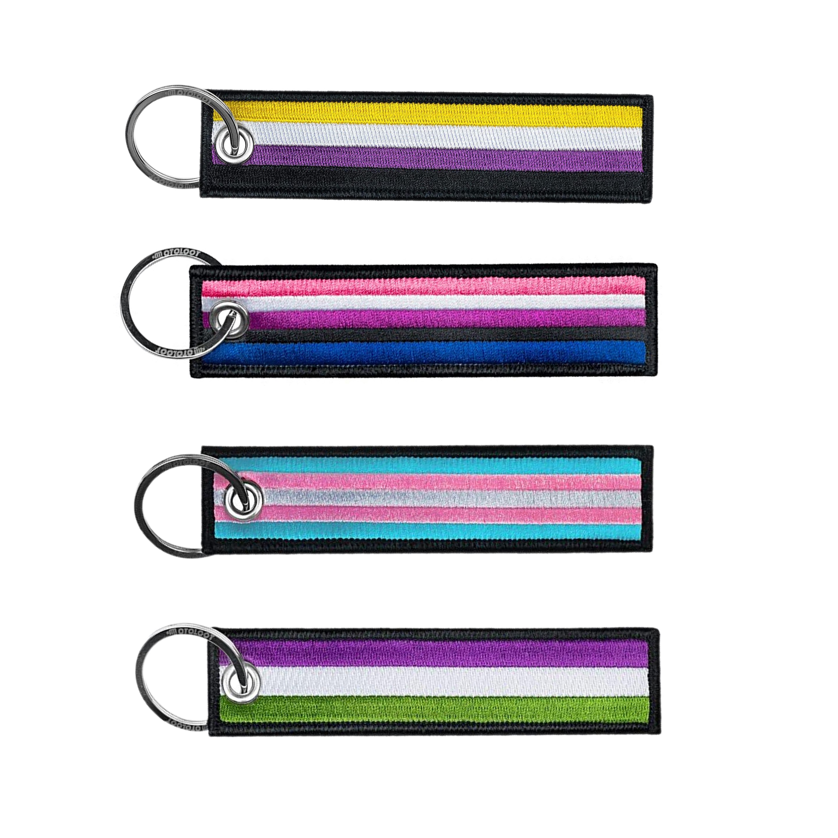 Pride Embroidery Keychain (direct import) 3