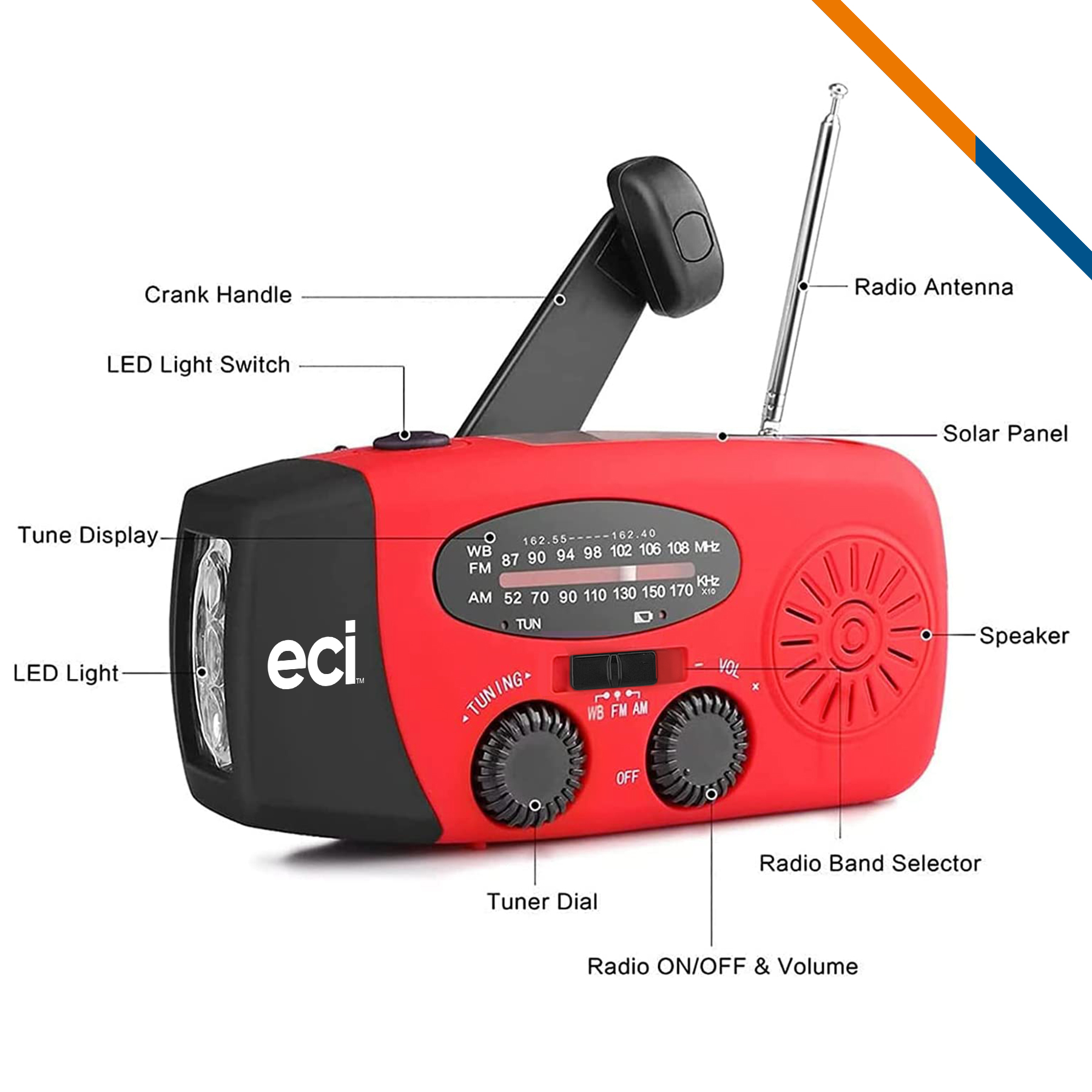 Warsa Hand-Crank Radio 4