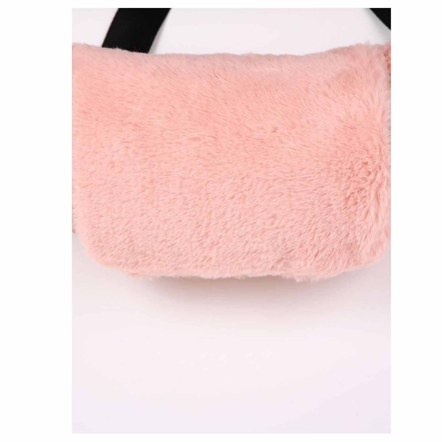 women winter Faux Fur Fanny Pack 5