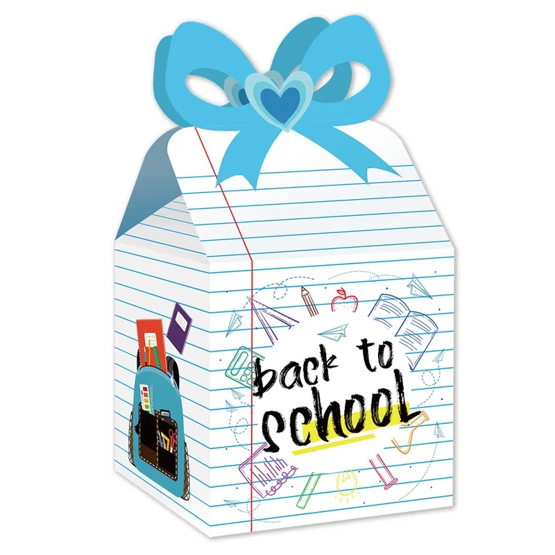 Back To School Party Gift Boxes With Bow 3