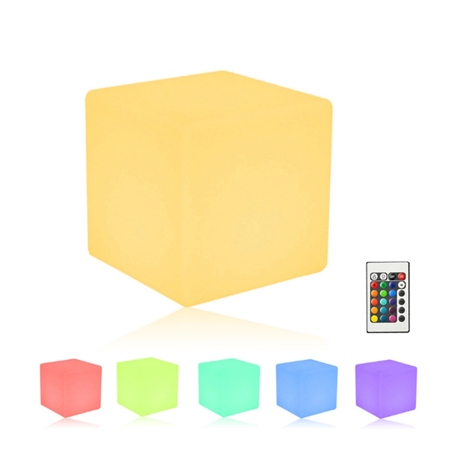 8 Inches Dimmable Led Cube Light 3
