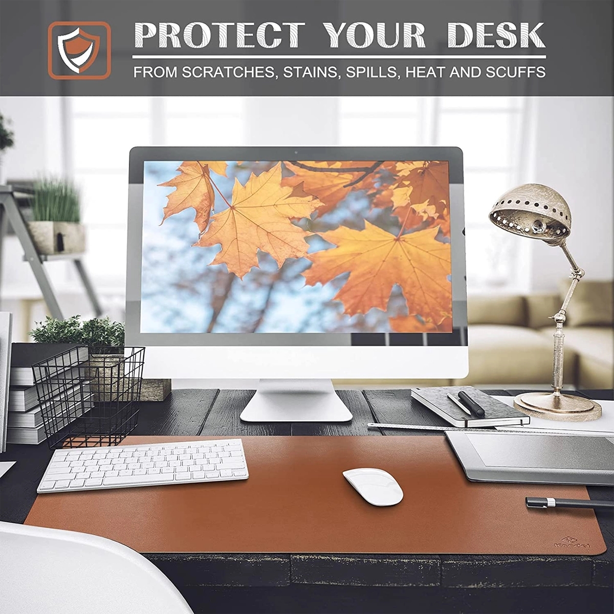 Desk Pad Protector For Office And Home 31.5 X 15.7 In 2
