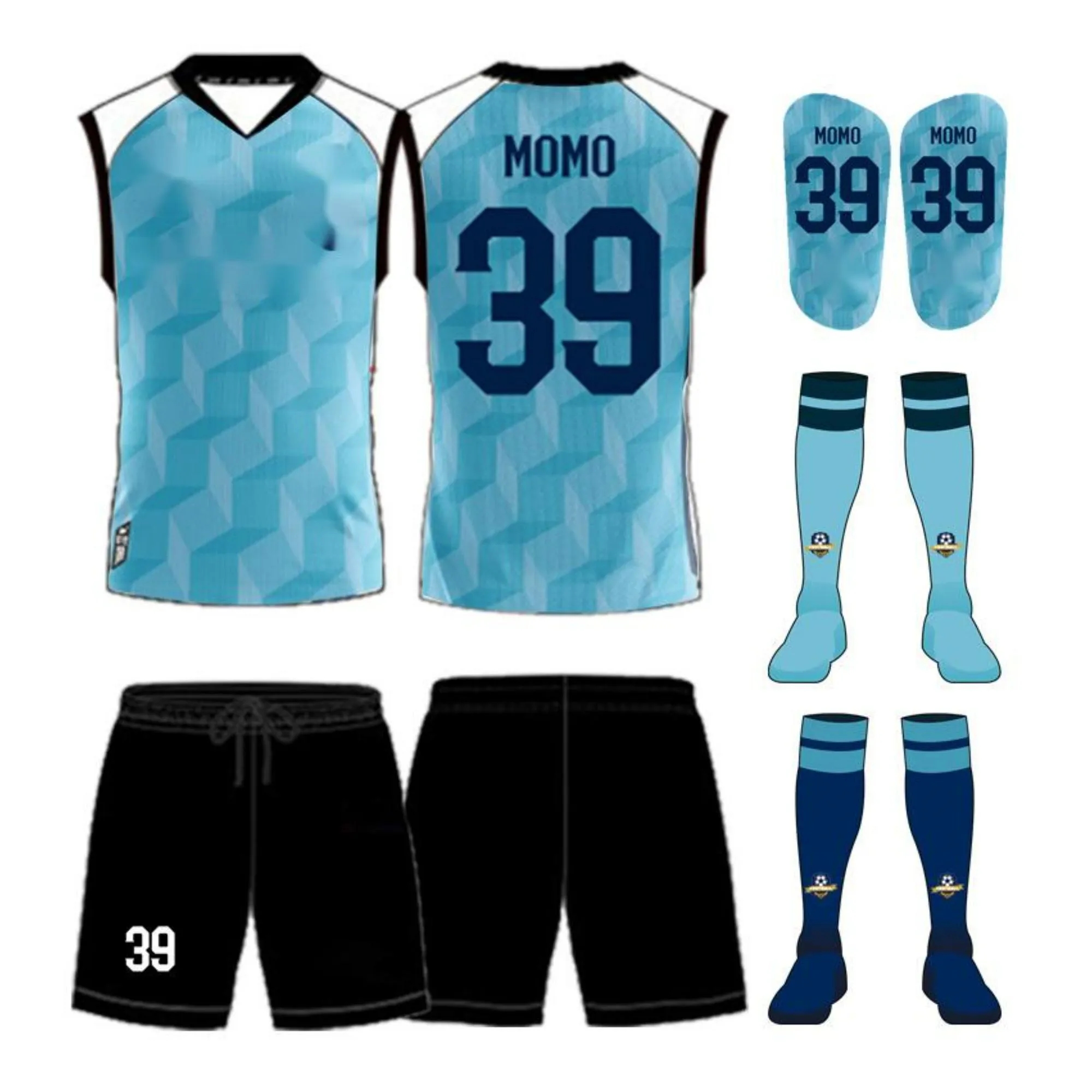 Custom A Set Of Football Uniform 2