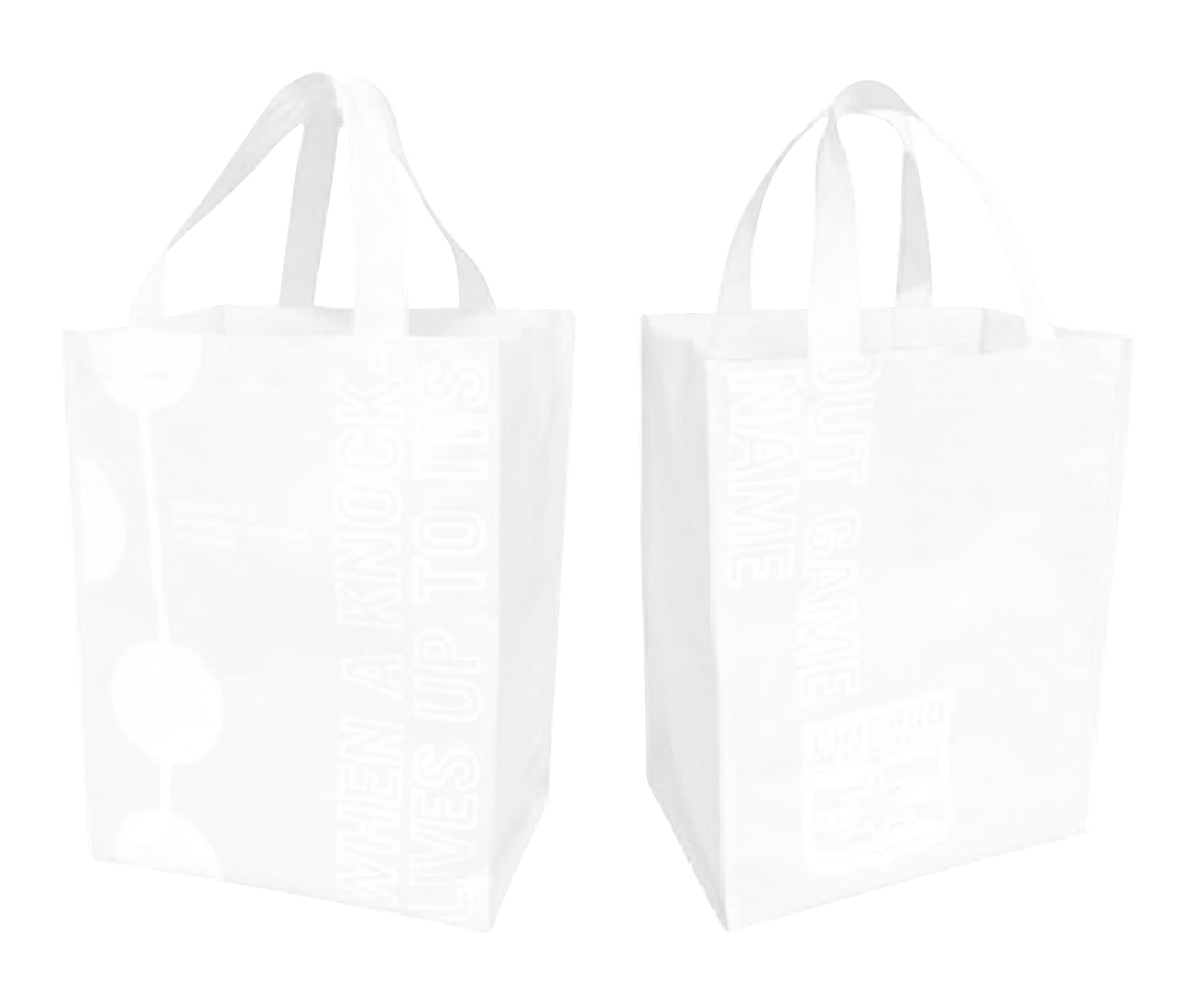Non-Woven Tote Bag 11" x 15" x 6" 14