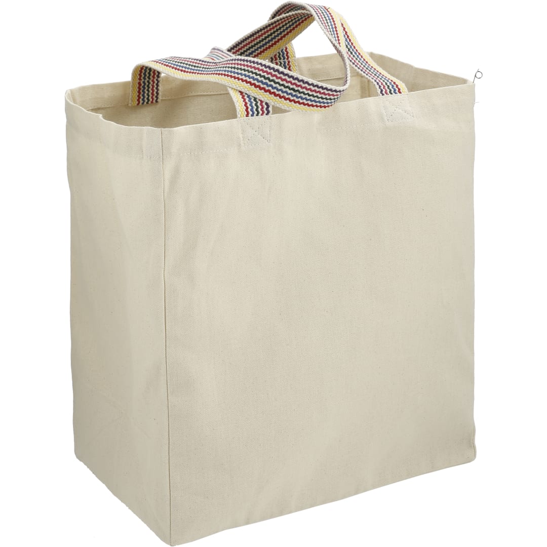 Rainbow Recycled 6oz Cotton Grocery Tote 3