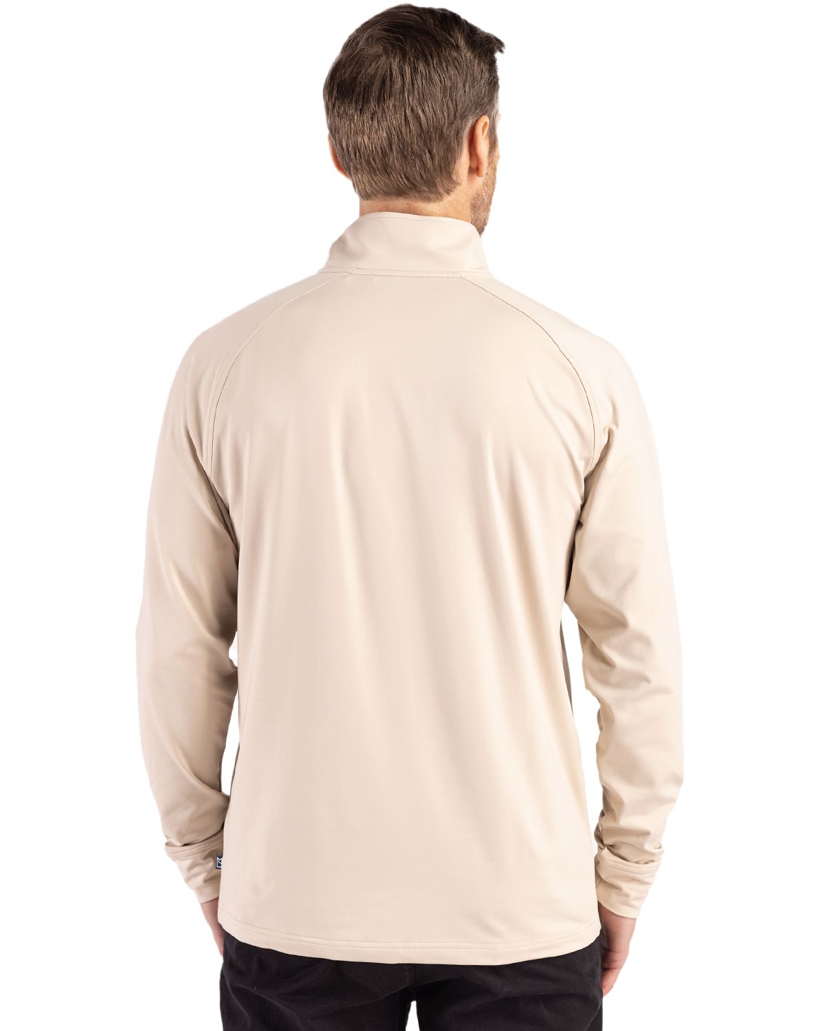 Cutter & Buck Adapt Recycled Soft Knit Stretch  Mens Quarter Zip Pullover 68
