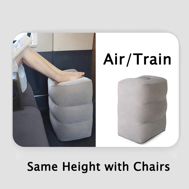 Inflatable Travel Foot Rest Pillow & Kids Airplane Bed 3