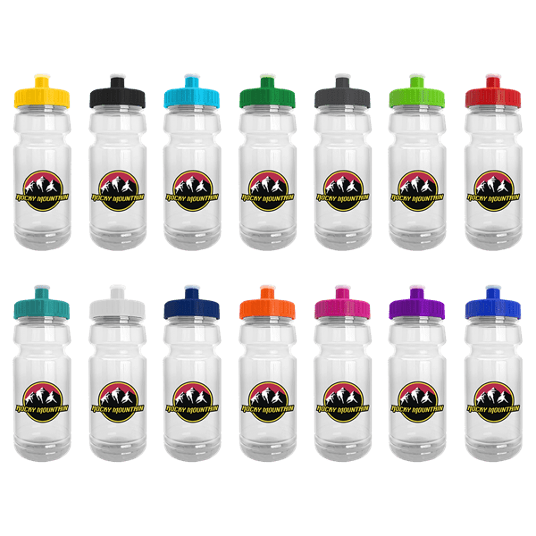 Wheely 24oz Transparent Bike Bottle w/Push-Pull Lid 45