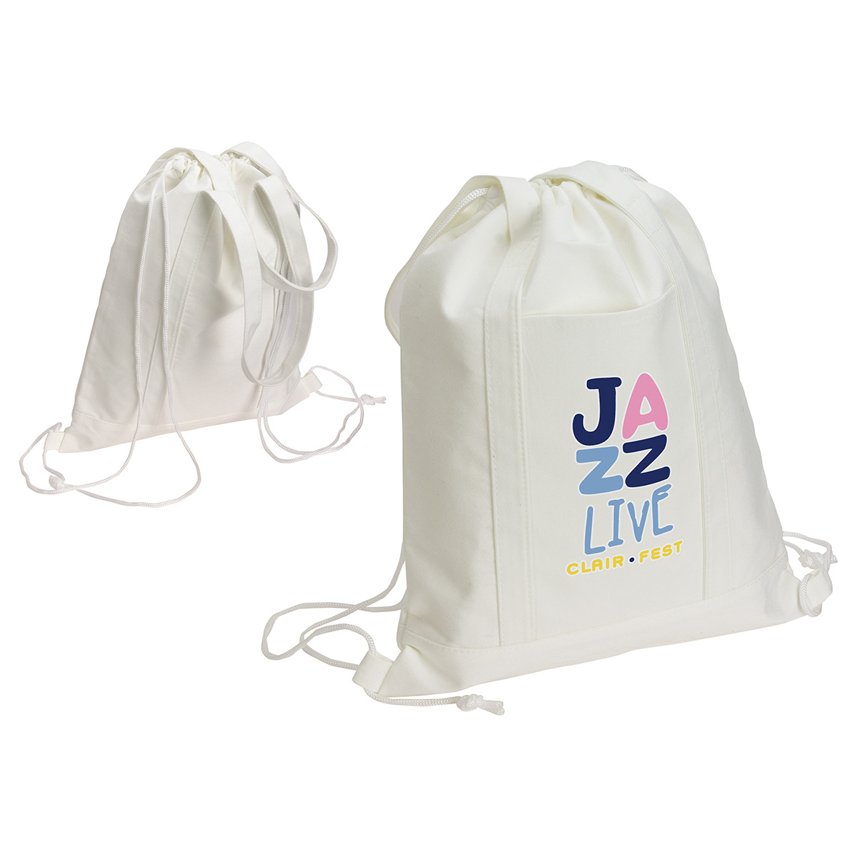 Sloop RPET Canvas Drawstring Bag 7