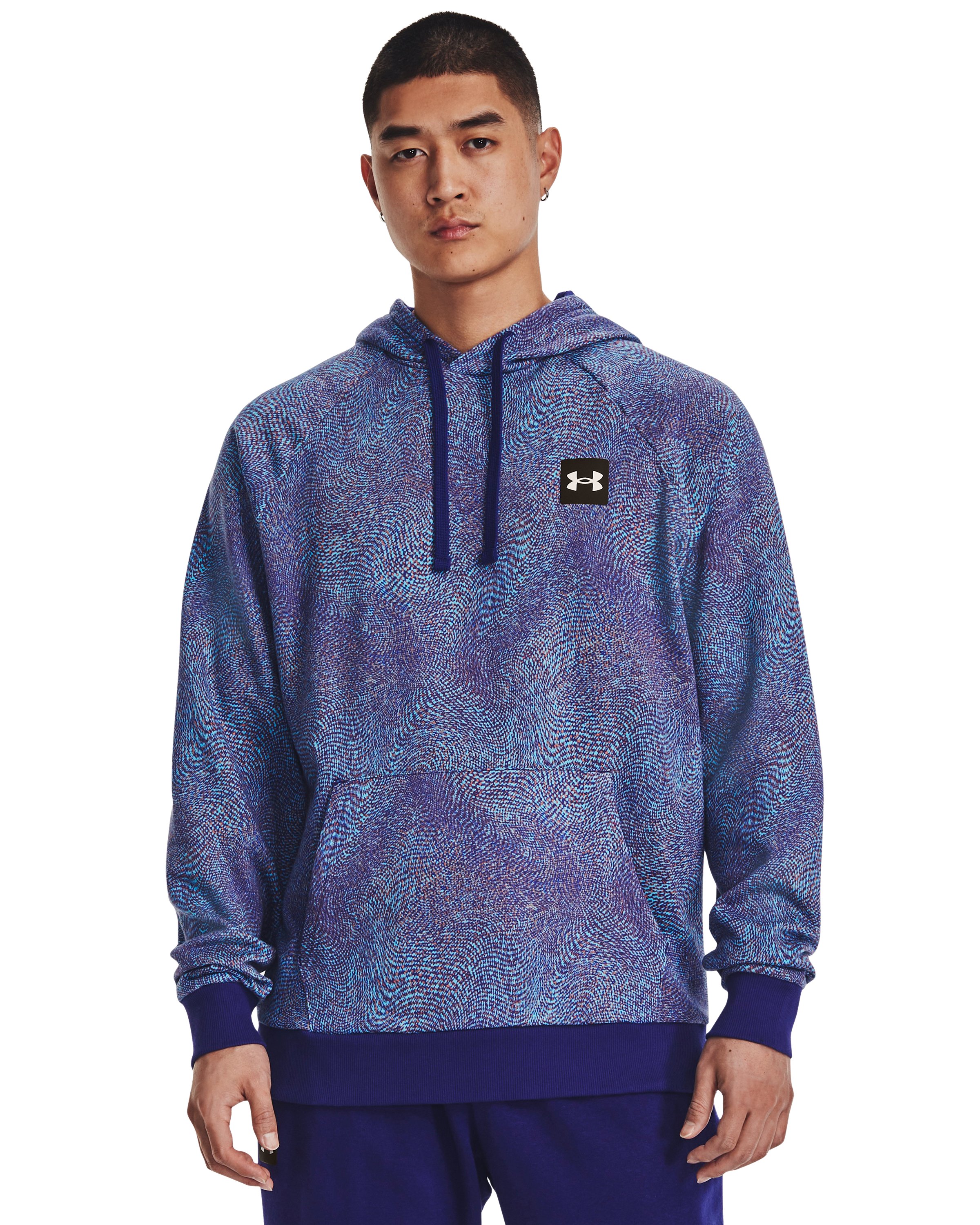 Men's UA Rival Fleece Printed Hoodie, custom hoodie or sweatshirt with logo imprint 2