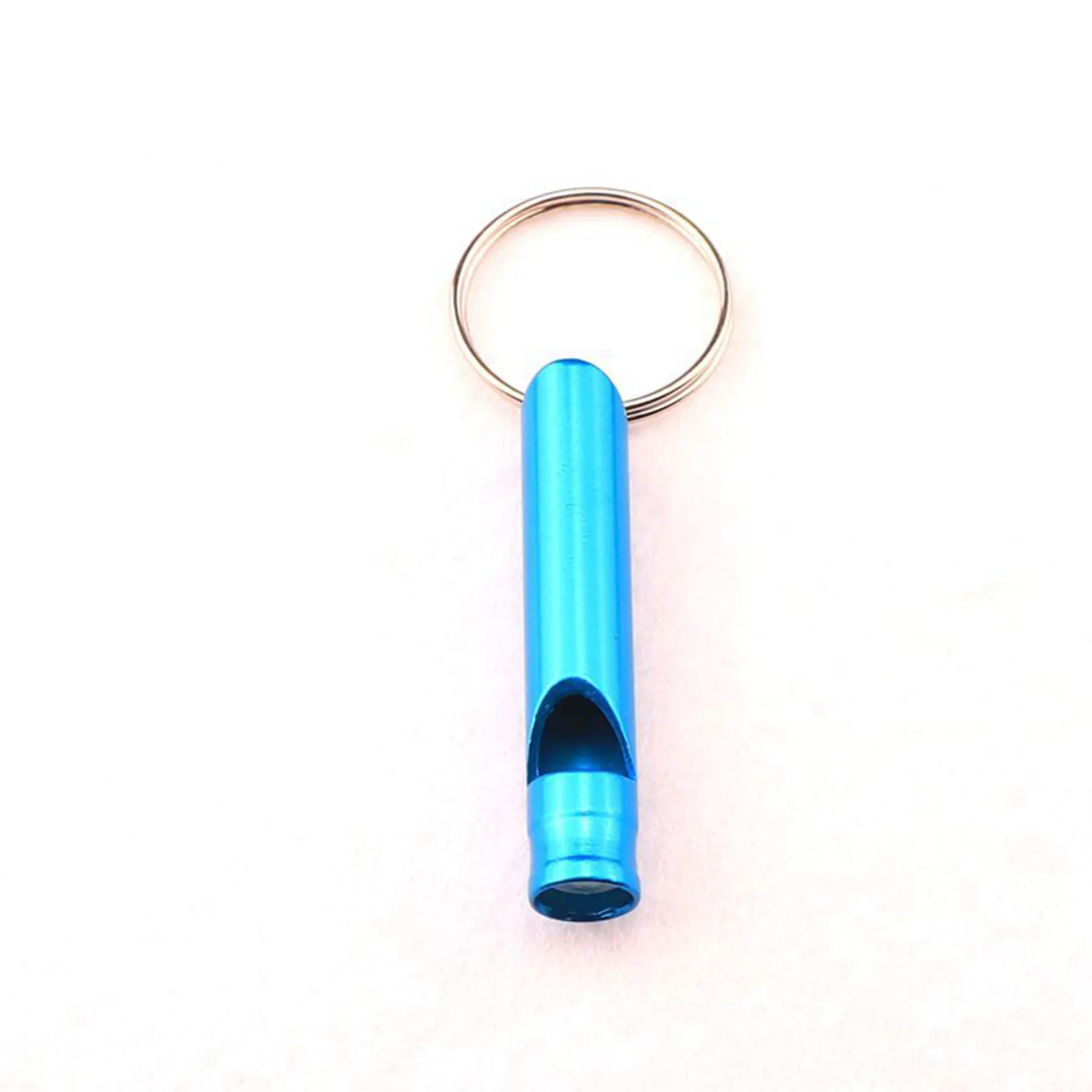Aluminum Alloy Emergency Whistle Keychain 8