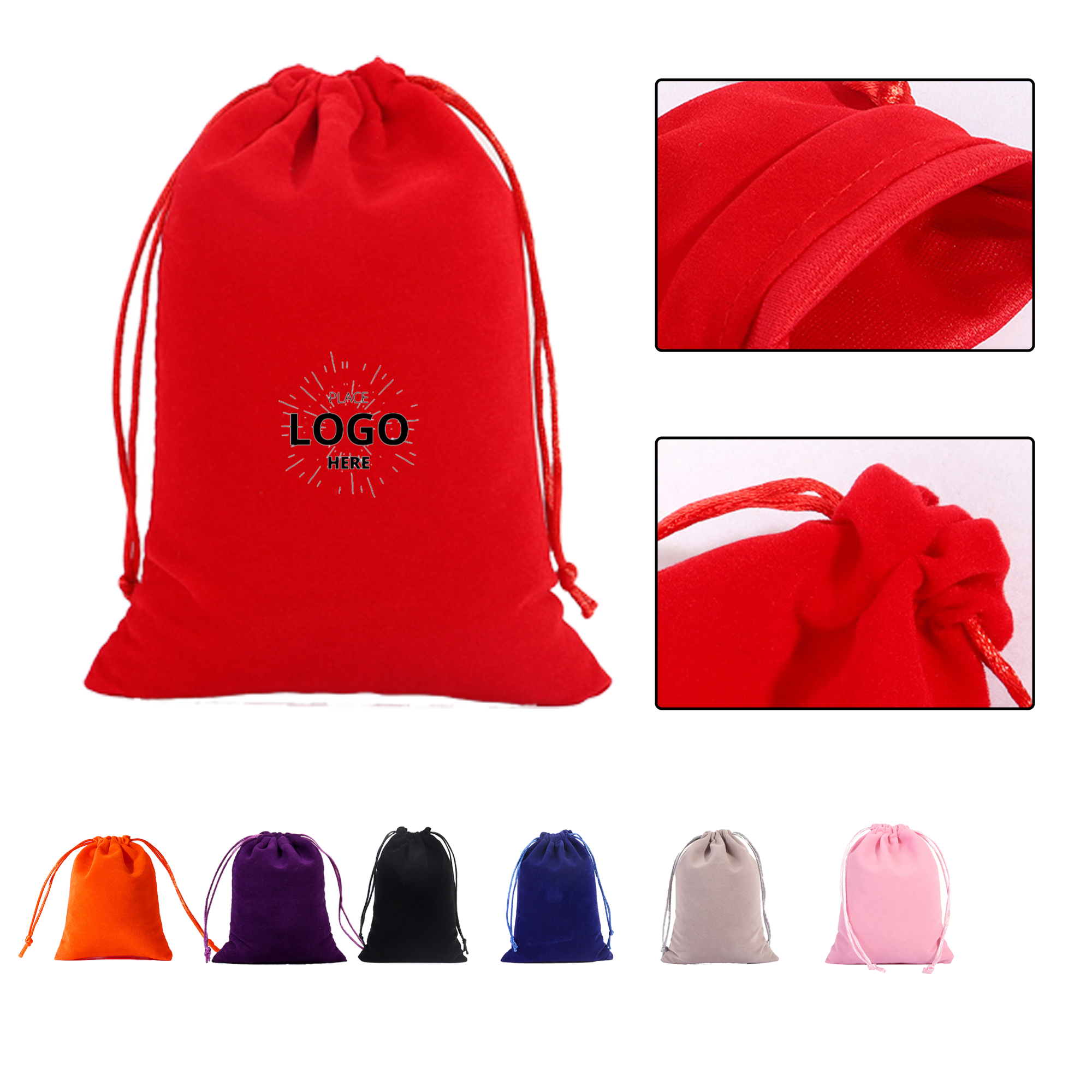 Drawstring Velvet Bag 3