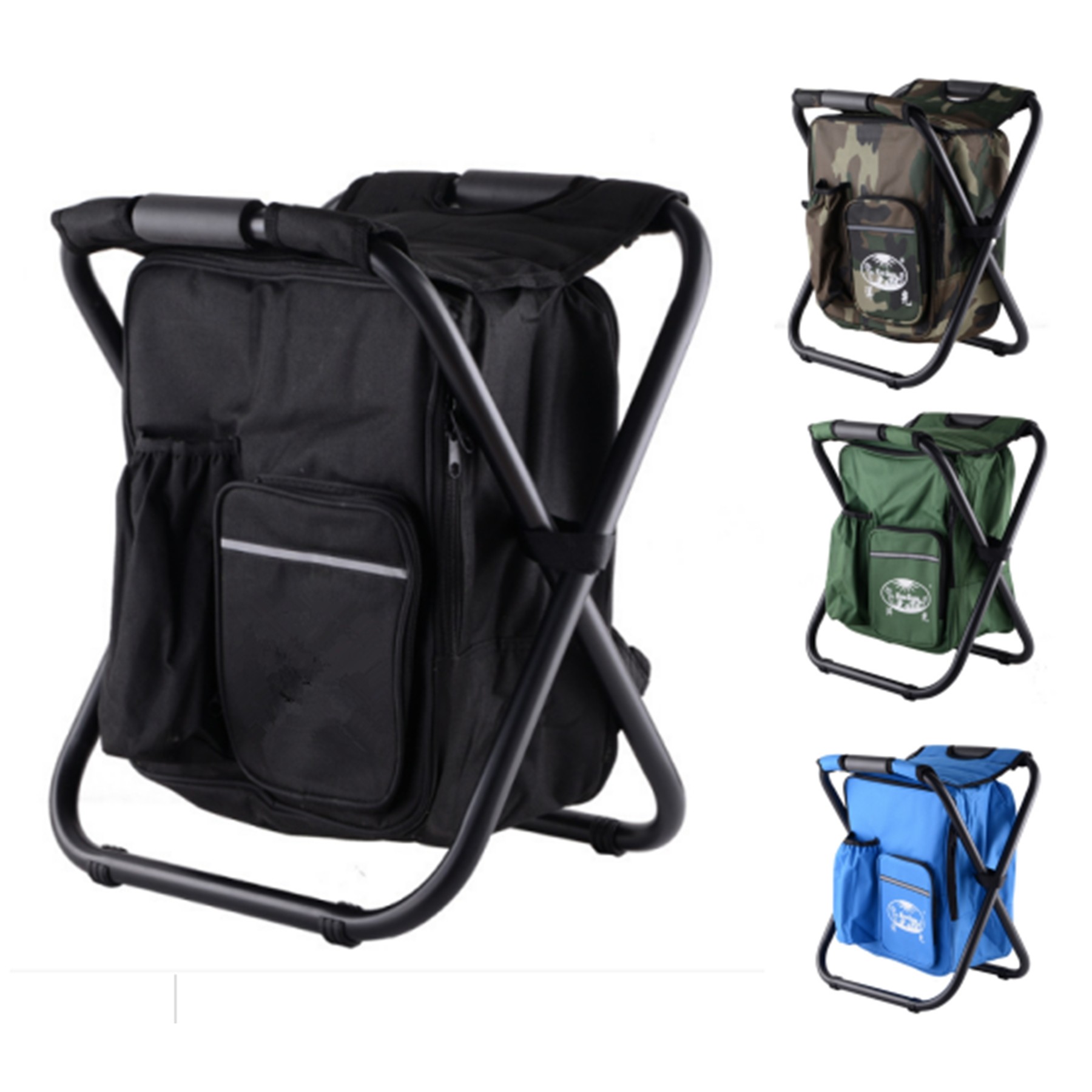 Portable Chair with Cooler Bag 2