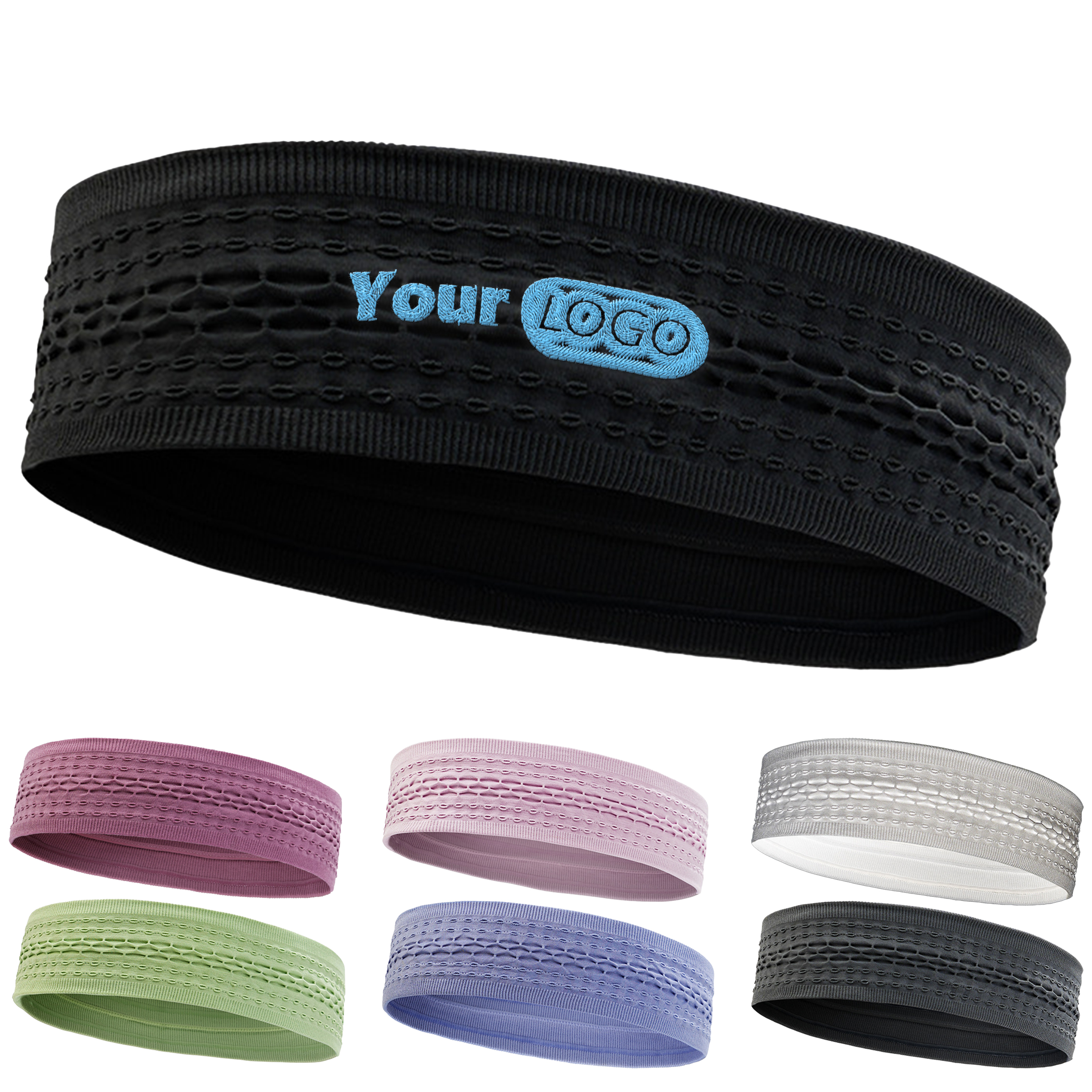 Chinlon Sports Knitted Quick Drying Headband 4
