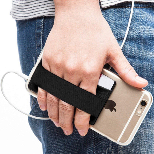 Mobile Phone Elastic Grip With Wallet - 2 In 1 17