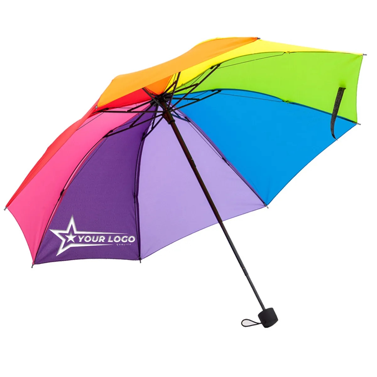 Folding Portable Travel Rainbow Umbrella 3