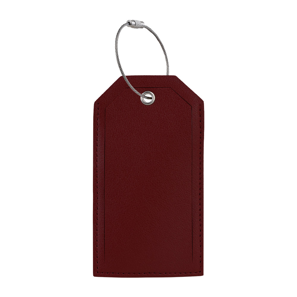 Soft Vegan Leather Luggage Tag 10