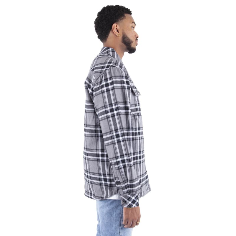 Shaka Wear Men's Plaid Flannel Jacket 7