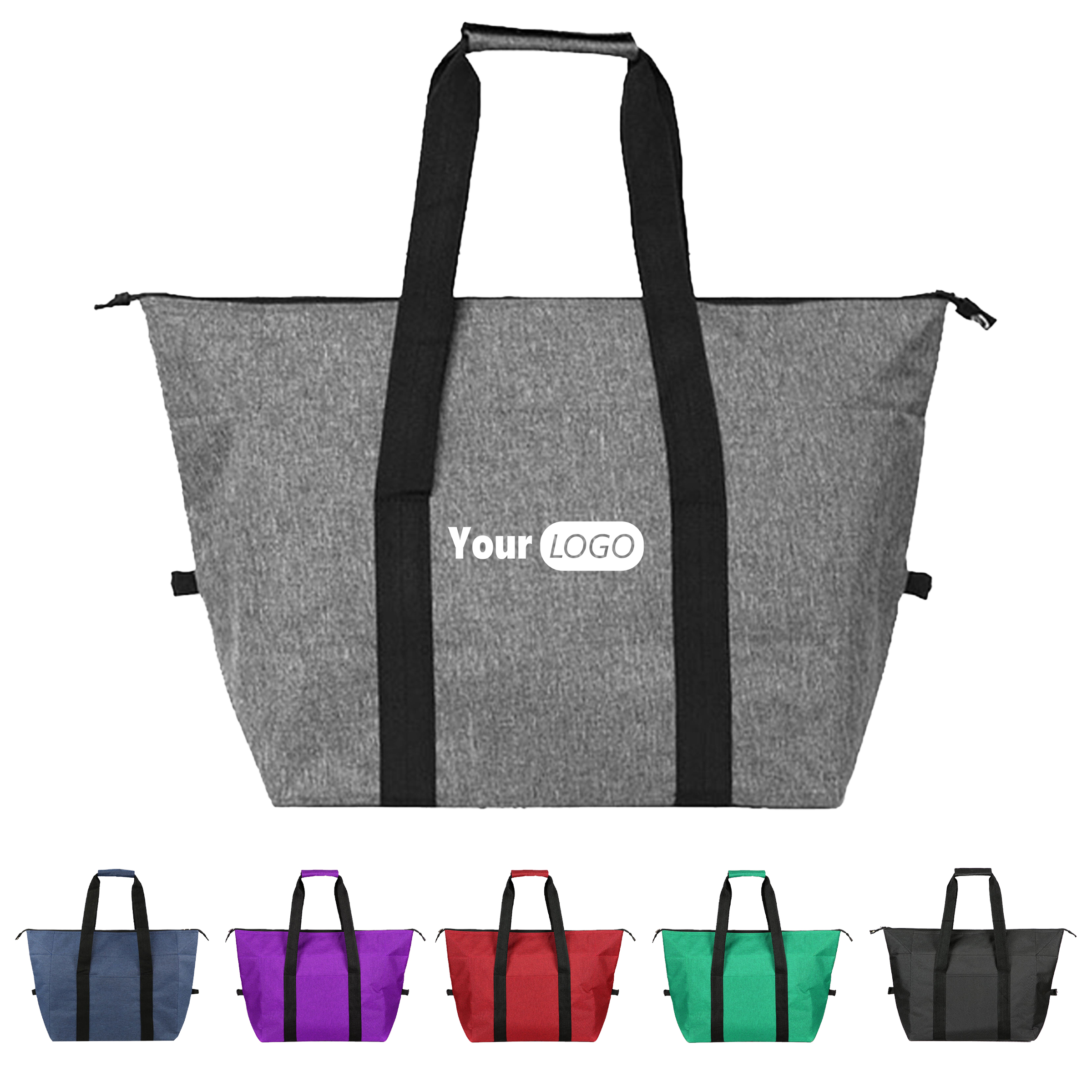 Oxford Large Capacity Utility Tote With Dual Handles 2