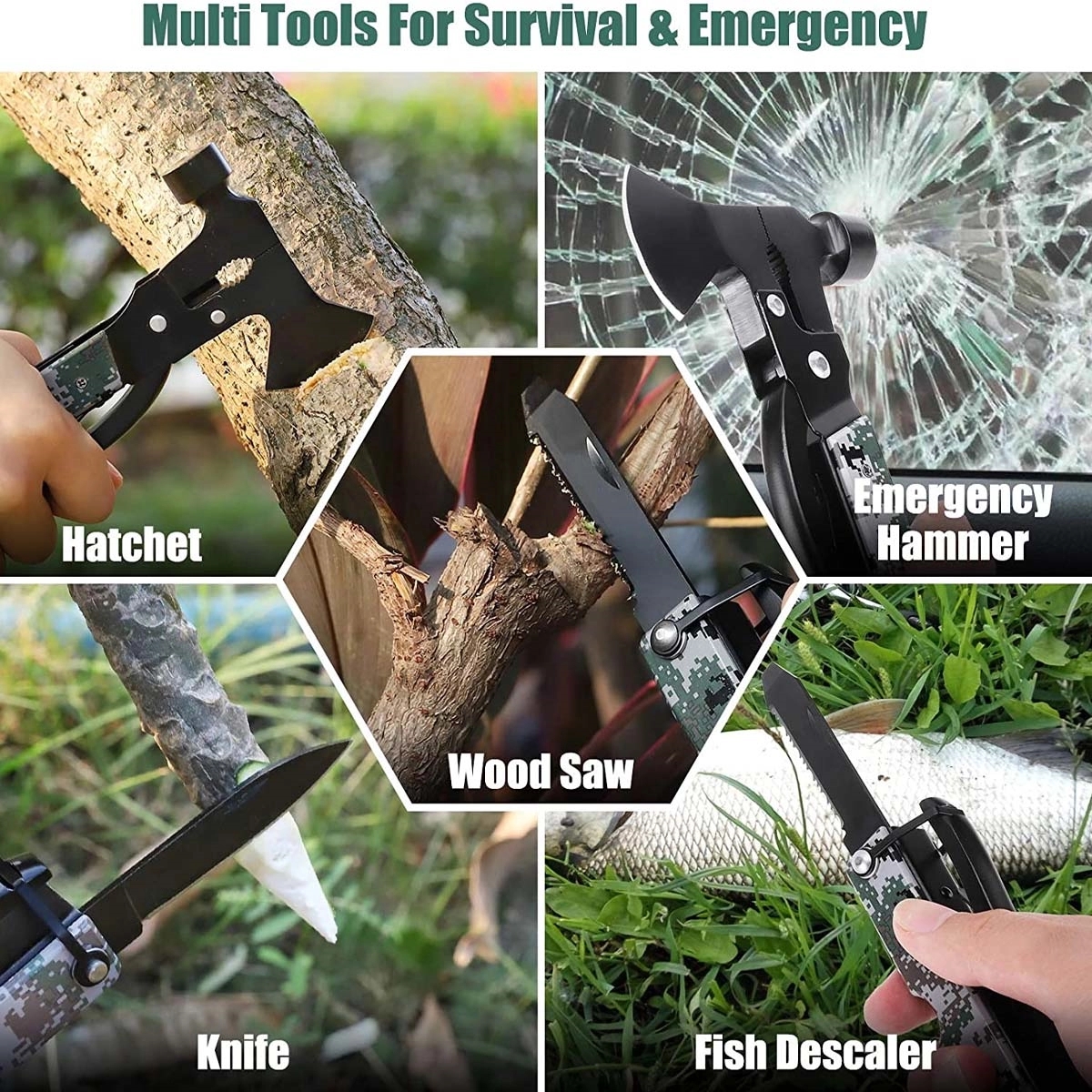 14 in 1 Multitool Survival Gear 4