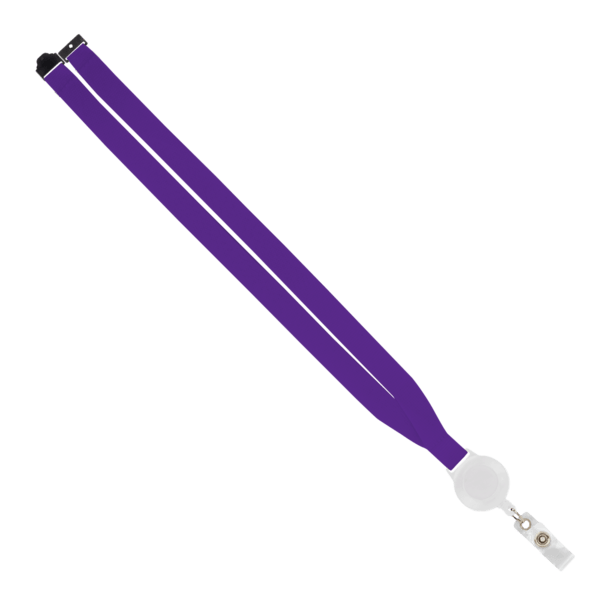 IMPORT 3/4" Polyester Lanyard with Retractable Badge Reel and IPH7 back of neck convenience release. 27
