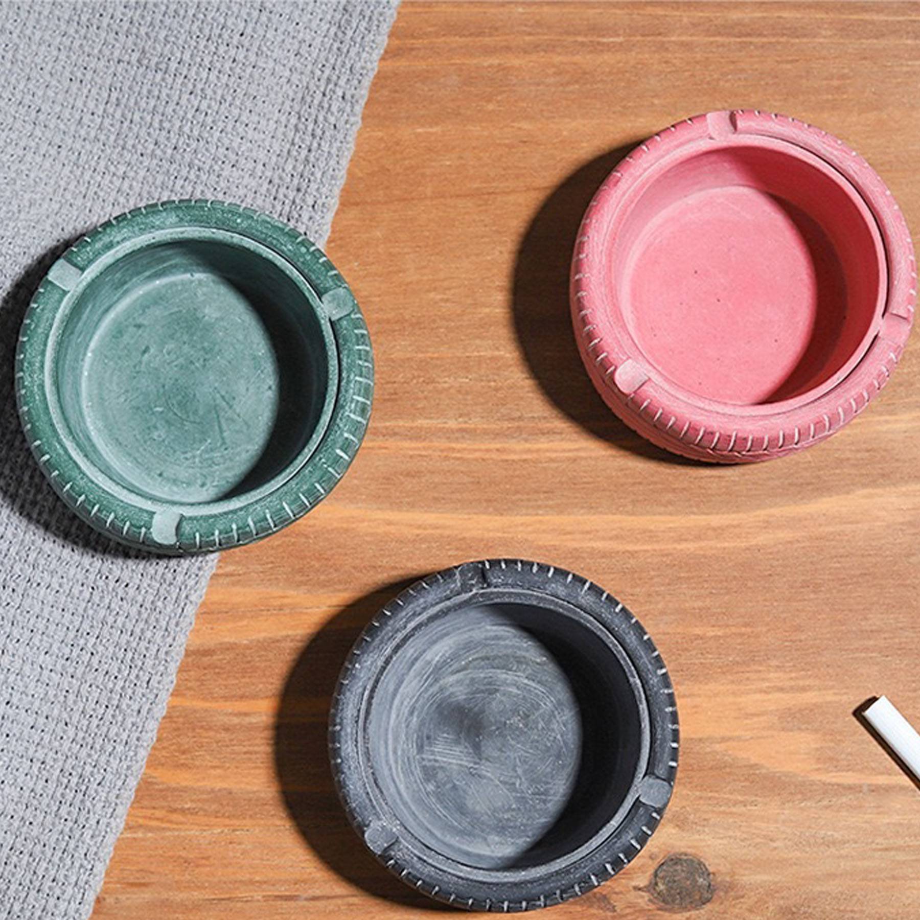 Resin Tire Shaped Ashtrays for Cigarettes 2