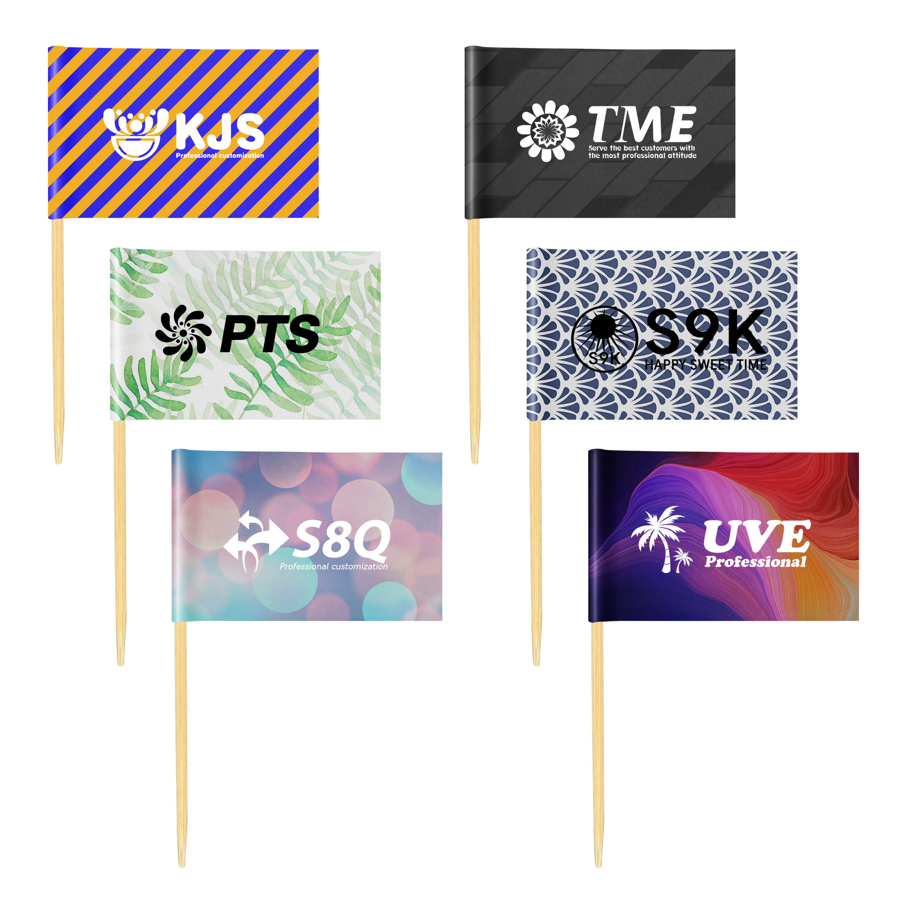 Cupcake Small Toothpick Flag 3