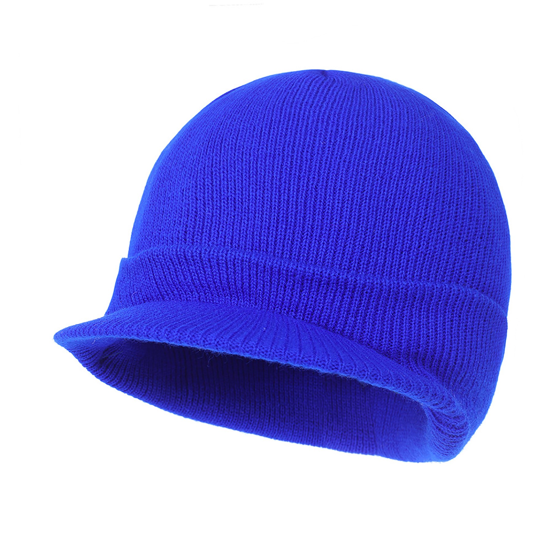 Winter Beanie With Brim 10