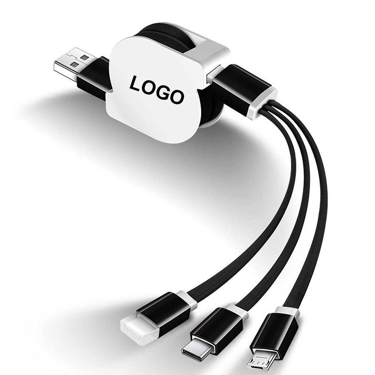 Retractable 3 in 1 Charging Cord Cable 4