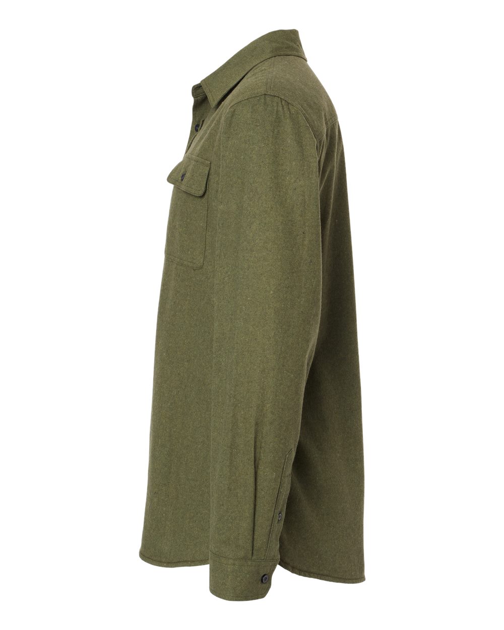 Solid Flannel Shirt 8200