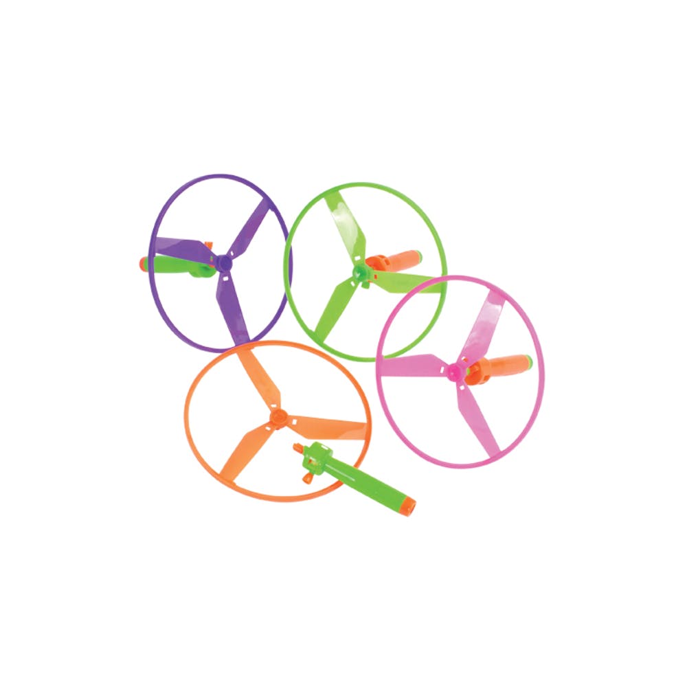Pull String Disc Flyers - Assorted 5" 2