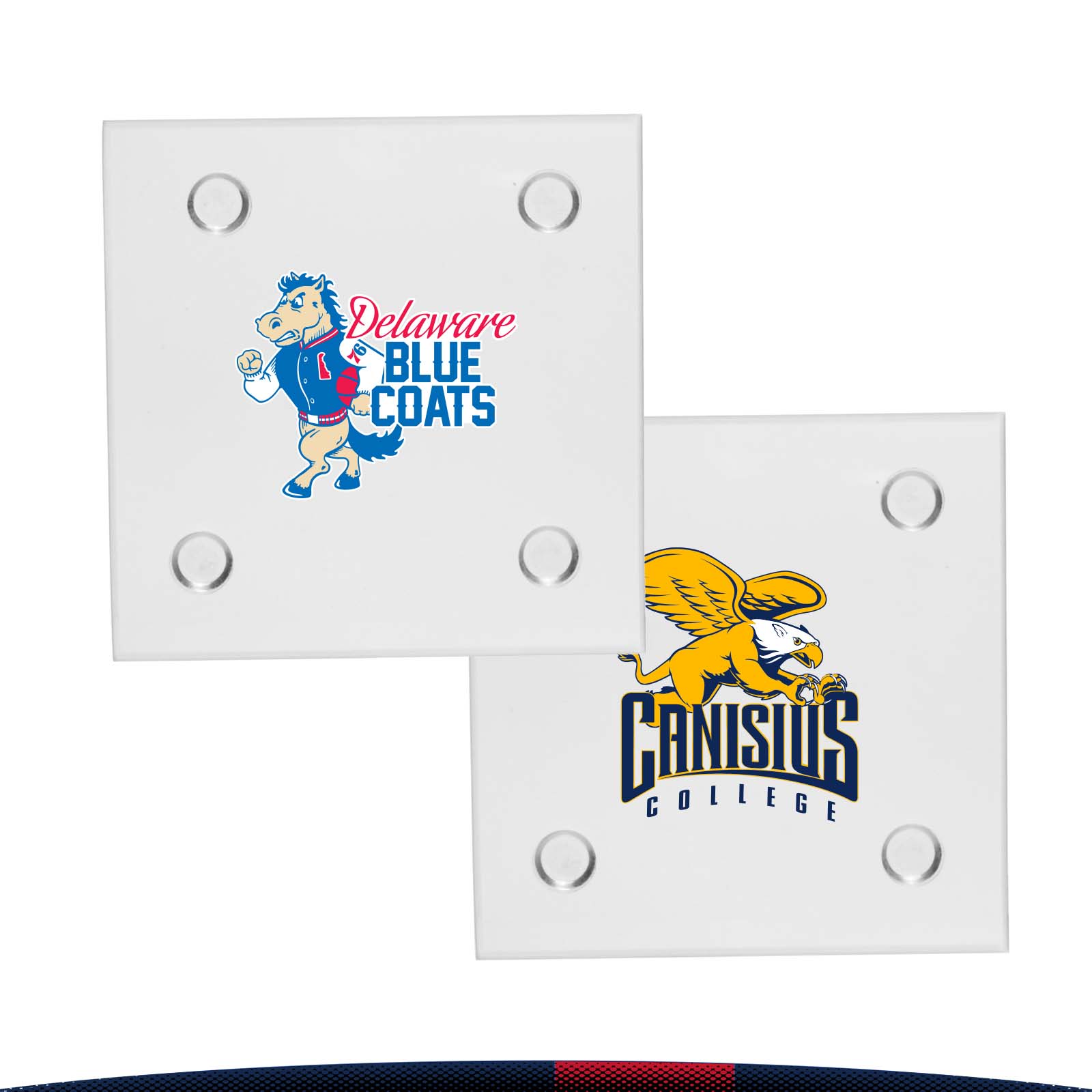 Quin Square Glass Coasters 2