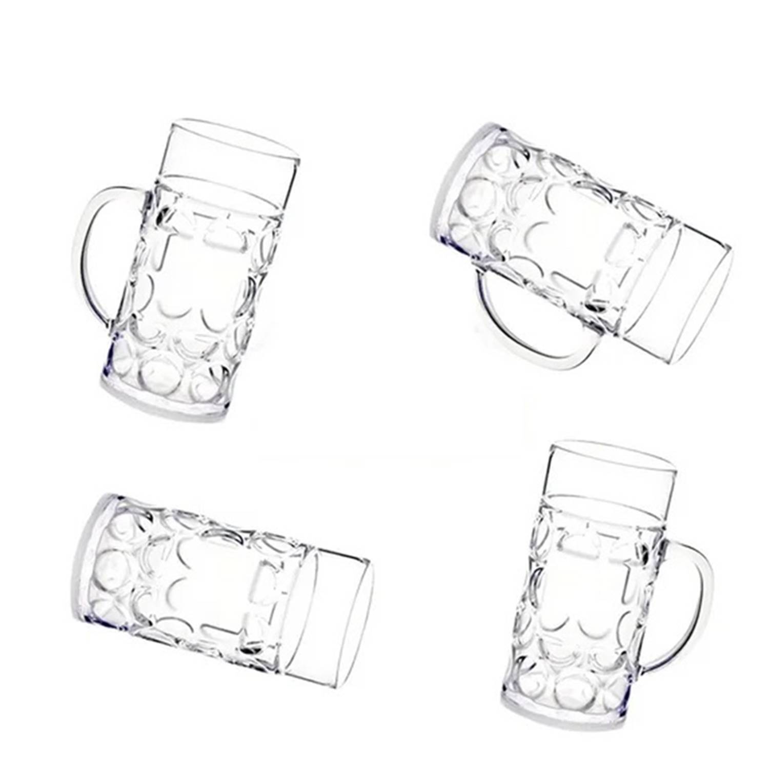 32 oz Clear Plastic Beer Mug 4