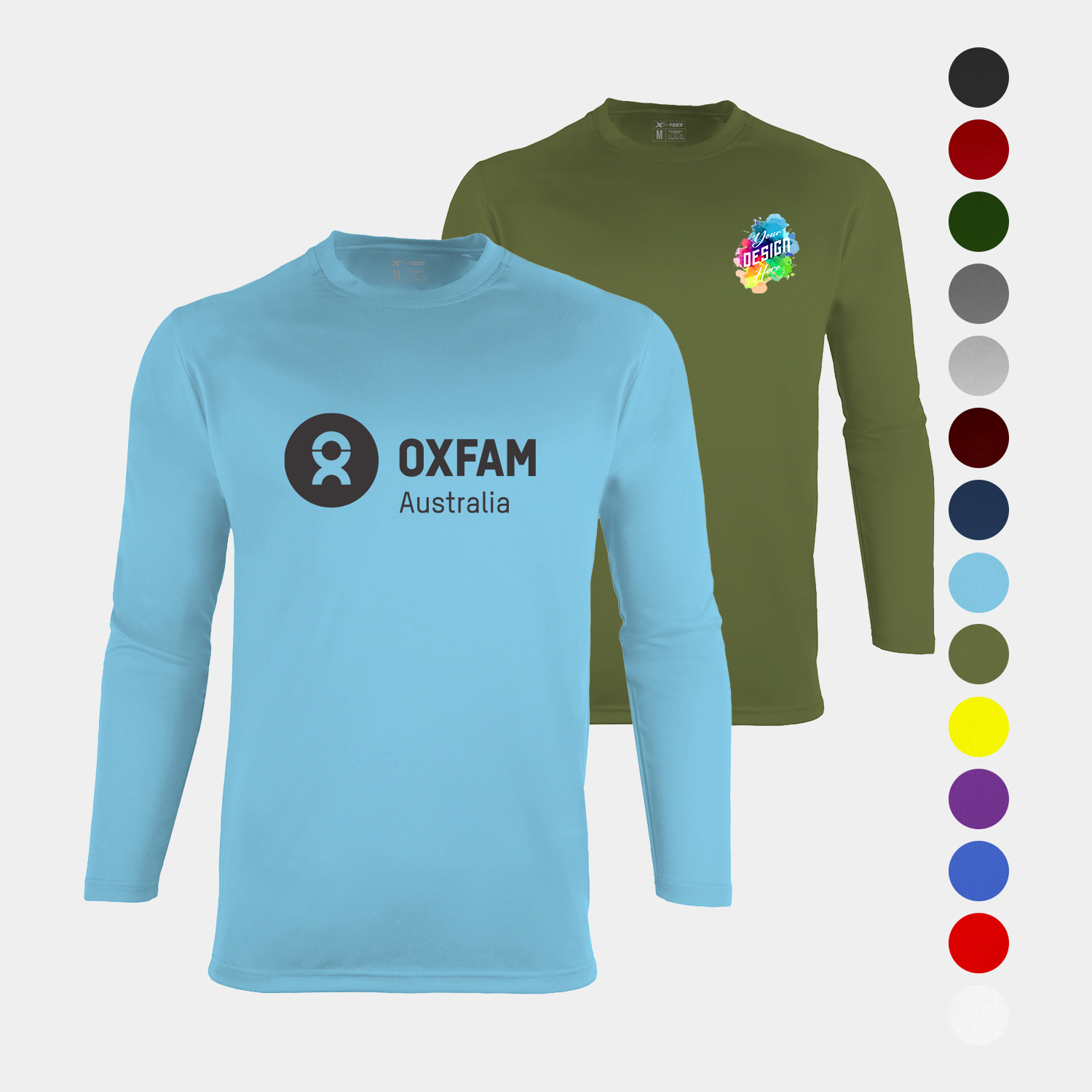 Men's Long Sleeve Performance Crew Neck T-Shirt 4