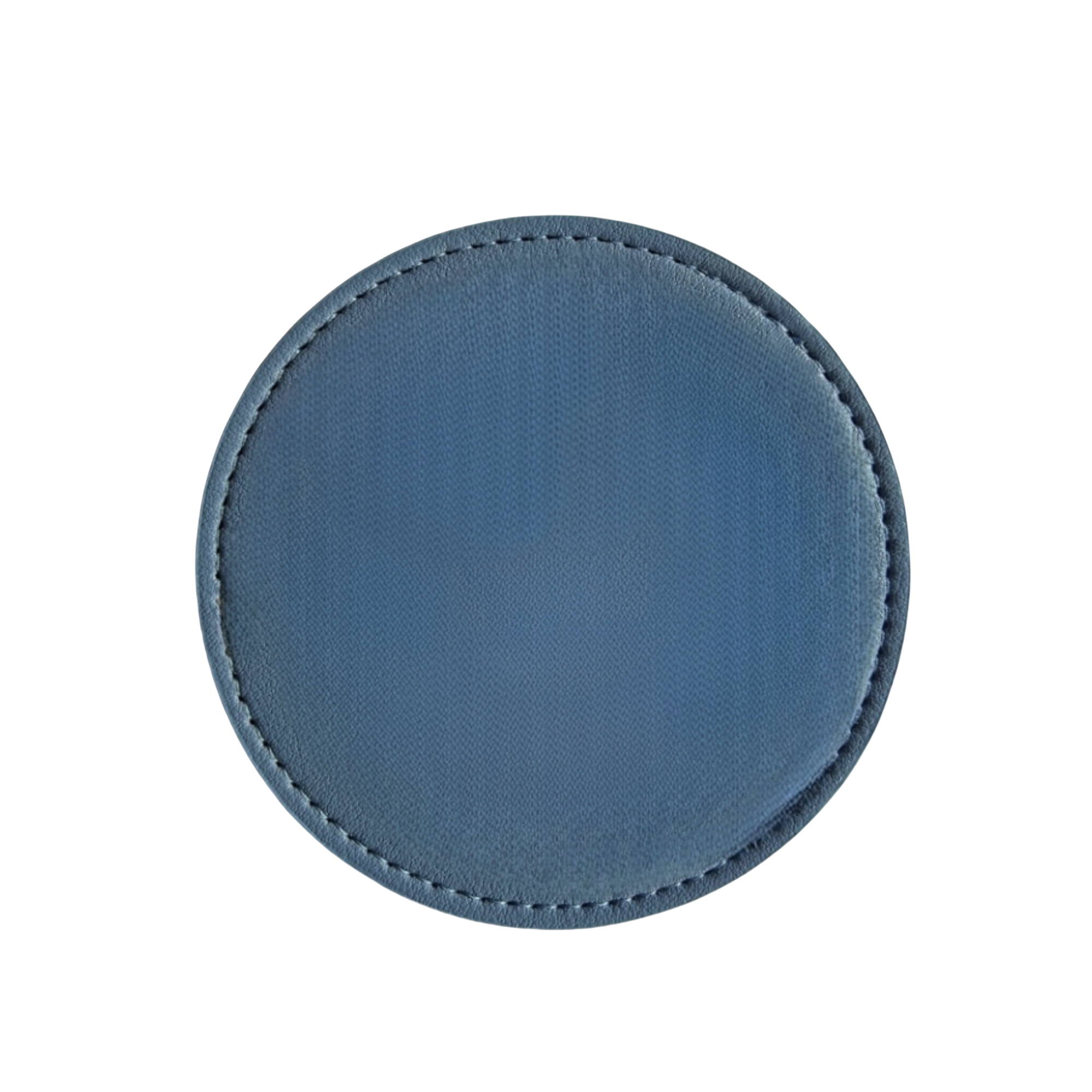 Round Leather Drink Coasters Protection for Home Decor 3