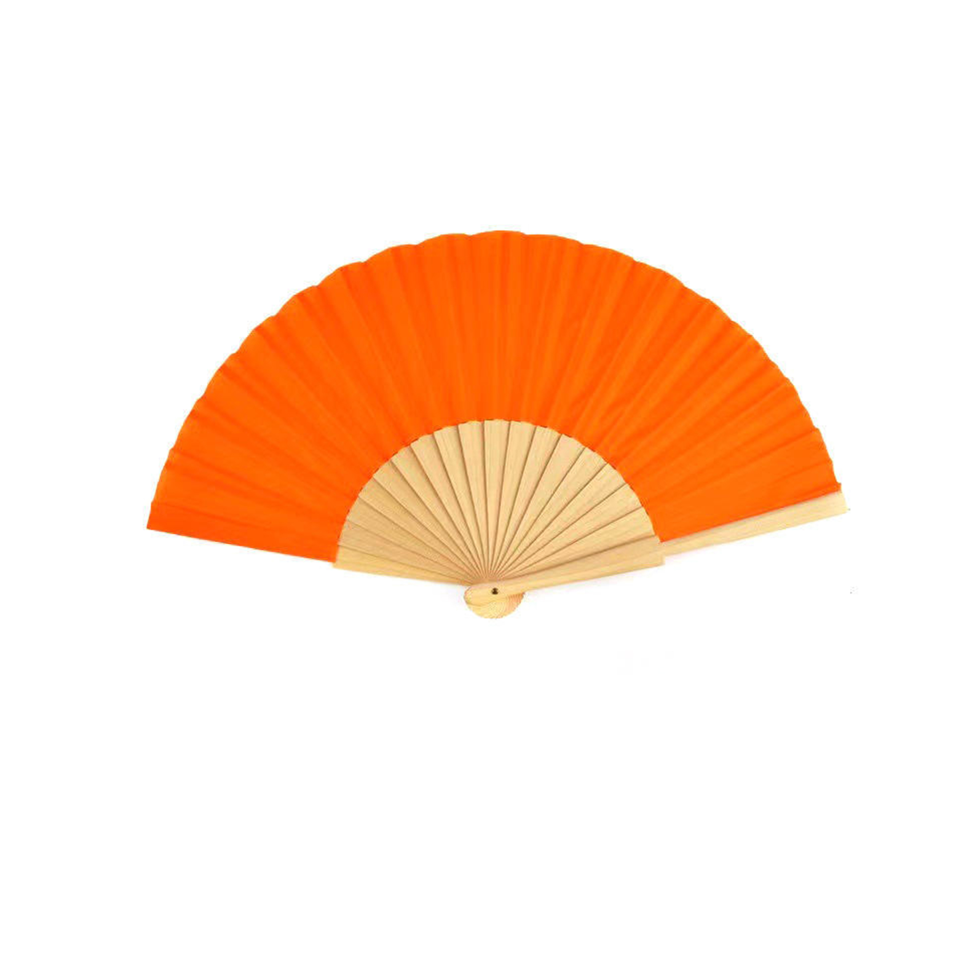 Full Color Bamboo Paper Folding Hand Fan 15 x 8.25" 6