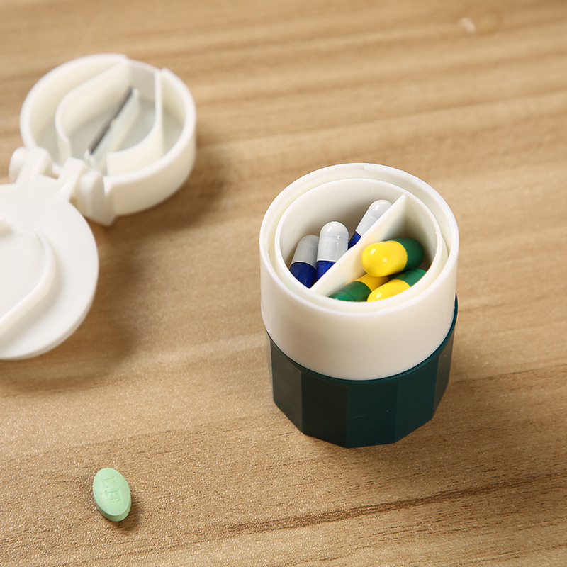 2 in 1 Portable Pill Cutter and Pill Box 2